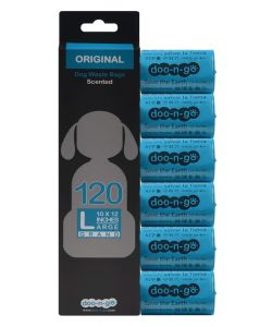 doo-n-go Scented Poop Bags 120pk - Large 10x12"